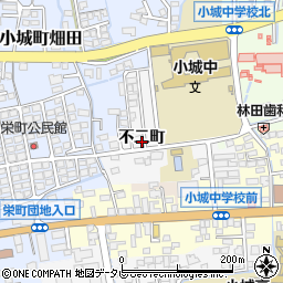 佐賀県小城市不二町周辺の地図
