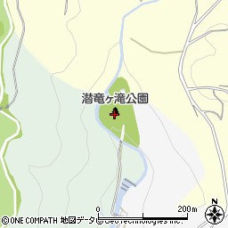 潜竜ヶ滝公園周辺の地図