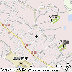 福岡県久留米市高良内町727周辺の地図