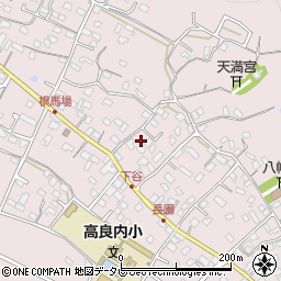 福岡県久留米市高良内町723周辺の地図