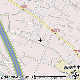 福岡県久留米市高良内町262周辺の地図