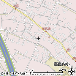 福岡県久留米市高良内町264周辺の地図