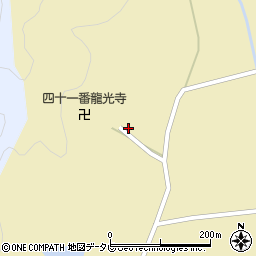 愛媛県宇和島市三間町戸雁165周辺の地図