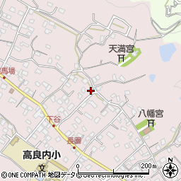 福岡県久留米市高良内町729周辺の地図