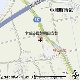 小城公民館晴田支館周辺の地図
