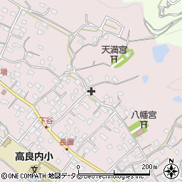 福岡県久留米市高良内町851周辺の地図