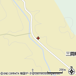 愛媛県宇和島市三間町黒川143周辺の地図