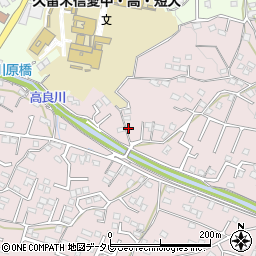 福岡県久留米市高良内町118周辺の地図