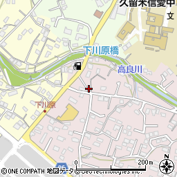 福岡県久留米市高良内町2811周辺の地図