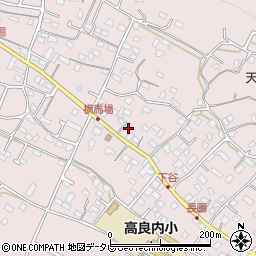 福岡県久留米市高良内町476周辺の地図