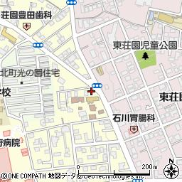 別府市認可保育園　光の園子どもの広場周辺の地図