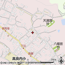 福岡県久留米市高良内町732周辺の地図
