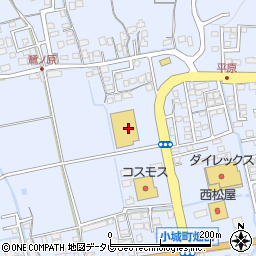 ホームプラザナフコ小城店周辺の地図