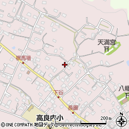 福岡県久留米市高良内町451周辺の地図