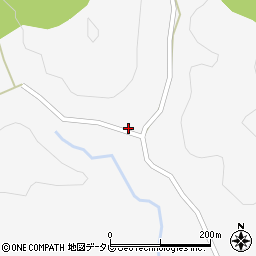 愛媛県宇和島市三間町曽根284周辺の地図