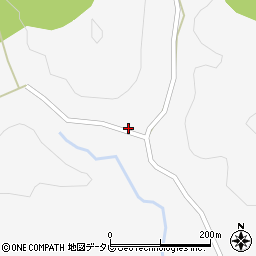 愛媛県宇和島市三間町曽根285周辺の地図