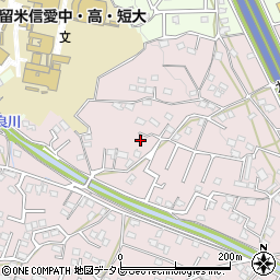 福岡県久留米市高良内町133周辺の地図