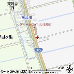 佐賀県神埼市神埼町本堀1621-2周辺の地図