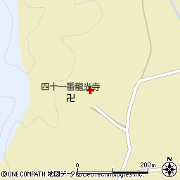 愛媛県宇和島市三間町戸雁134周辺の地図