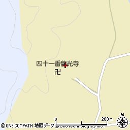 愛媛県宇和島市三間町戸雁130周辺の地図