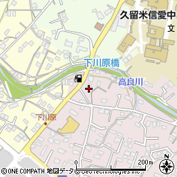 福岡県久留米市高良内町2805周辺の地図