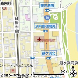 ゆうちょ銀行別府店周辺の地図