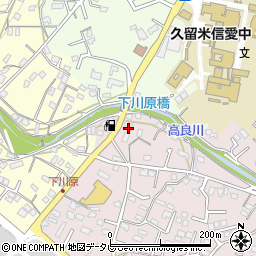 福岡県久留米市高良内町2800周辺の地図