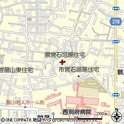 県営石垣原住宅周辺の地図