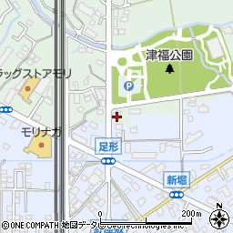 福岡県久留米市津福本町754周辺の地図