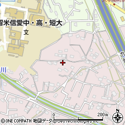 福岡県久留米市高良内町136周辺の地図