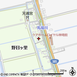 佐賀県神埼市神埼町本堀1335周辺の地図