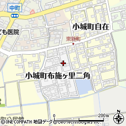 佐賀県小城市小城町布施ヶ里二角318-13周辺の地図