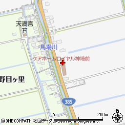 佐賀県神埼市神埼町本堀1620-1周辺の地図
