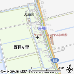 佐賀県神埼市神埼町本堀1390周辺の地図