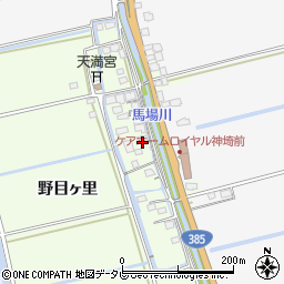 佐賀県神埼市神埼町本堀1395周辺の地図