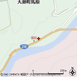 大分県日田市天瀬町馬原763-11周辺の地図