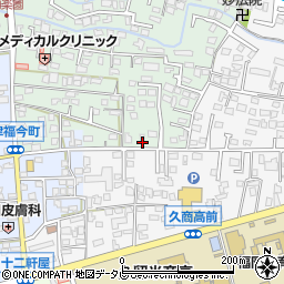 福岡県久留米市津福本町9周辺の地図