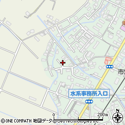 福岡県久留米市津福本町1768-7周辺の地図