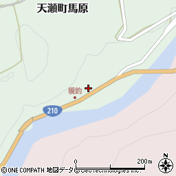 大分県日田市天瀬町馬原768-3周辺の地図