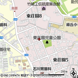 小野珠算塾東荘園教室周辺の地図