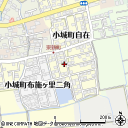 佐賀県小城市小城町東新町周辺の地図
