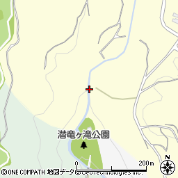 潜竜ケ滝周辺の地図