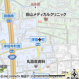 福岡県久留米市津福本町56周辺の地図