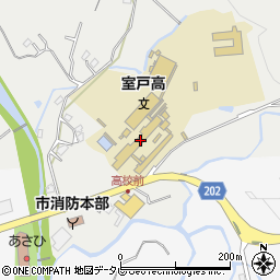 高知県室戸市室津221周辺の地図