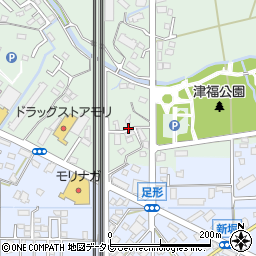 福岡県久留米市津福本町767周辺の地図