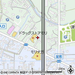 福岡県久留米市津福本町778-1周辺の地図