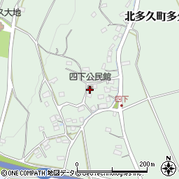 四下公民館周辺の地図