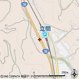 立間駅前周辺の地図