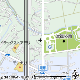 福岡県久留米市津福本町759周辺の地図