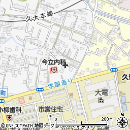 福岡県久留米市西町298周辺の地図